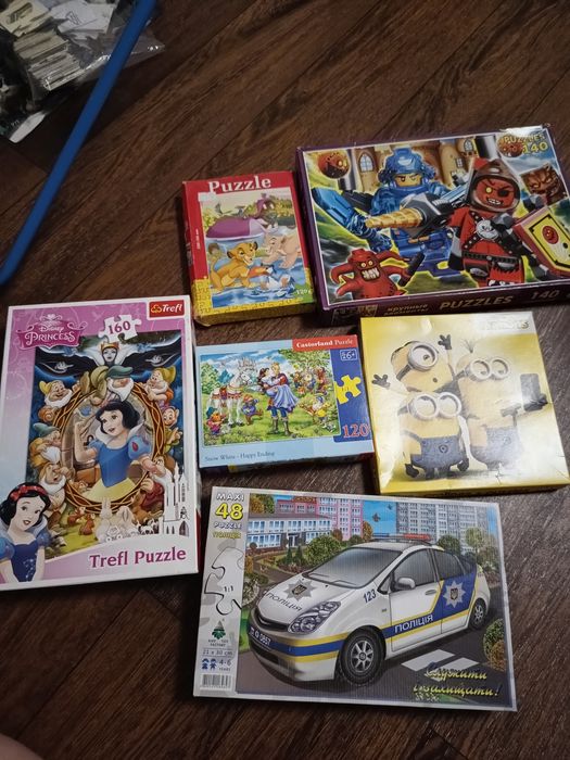 Продам пазлы красивые яркие