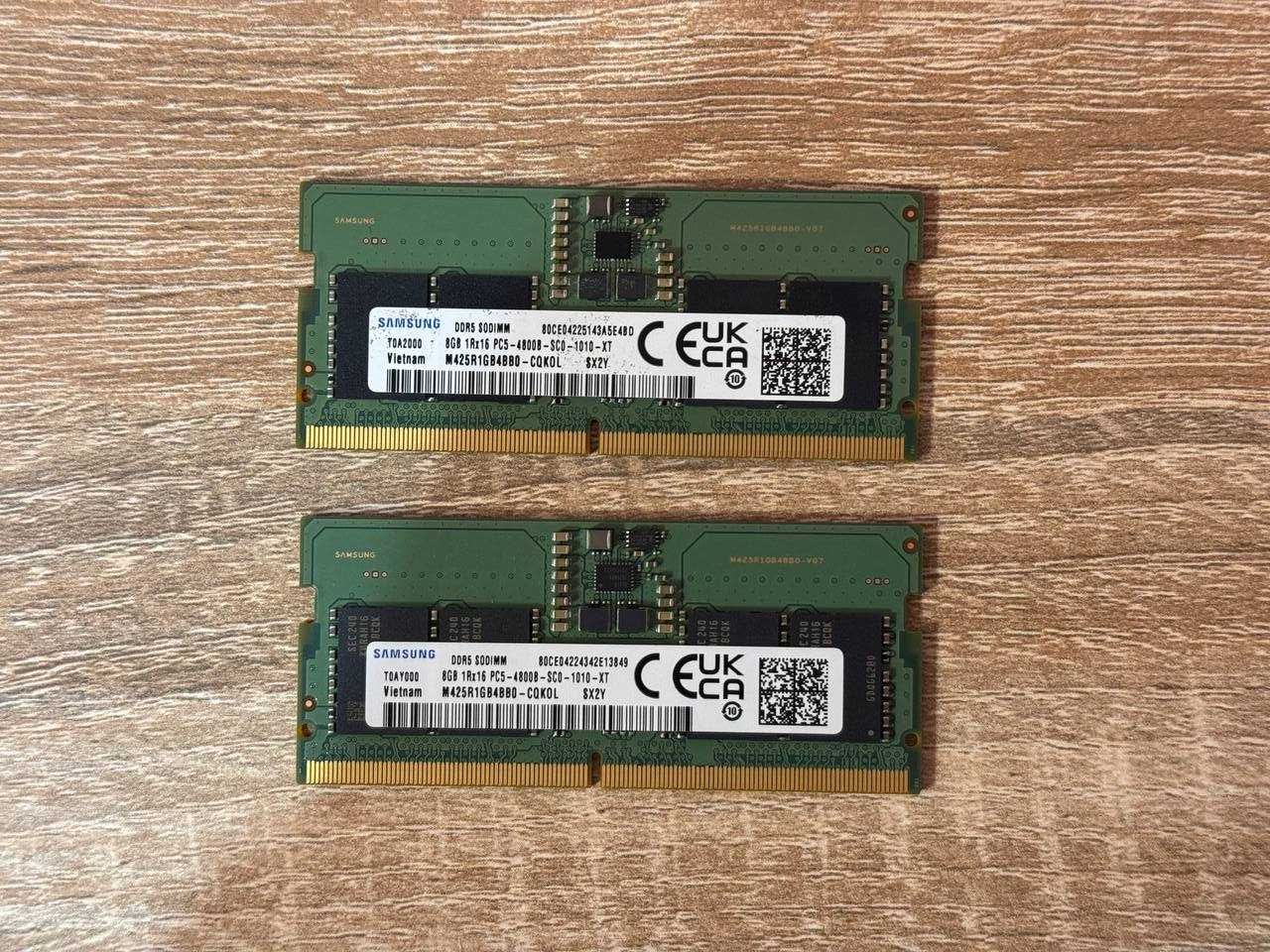 ОЗУ Samsung DDR5-SODIMM 16Gb 4800 Mhz