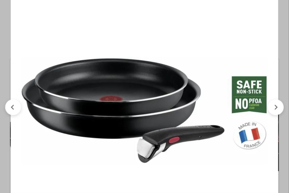 Набір сковорідок Tefal Ingenio Easy Cook&Clean 3 предмети