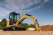 Usługi minikoparka CAT302.7CR, minikoparka 3 tony, usługi 24/H