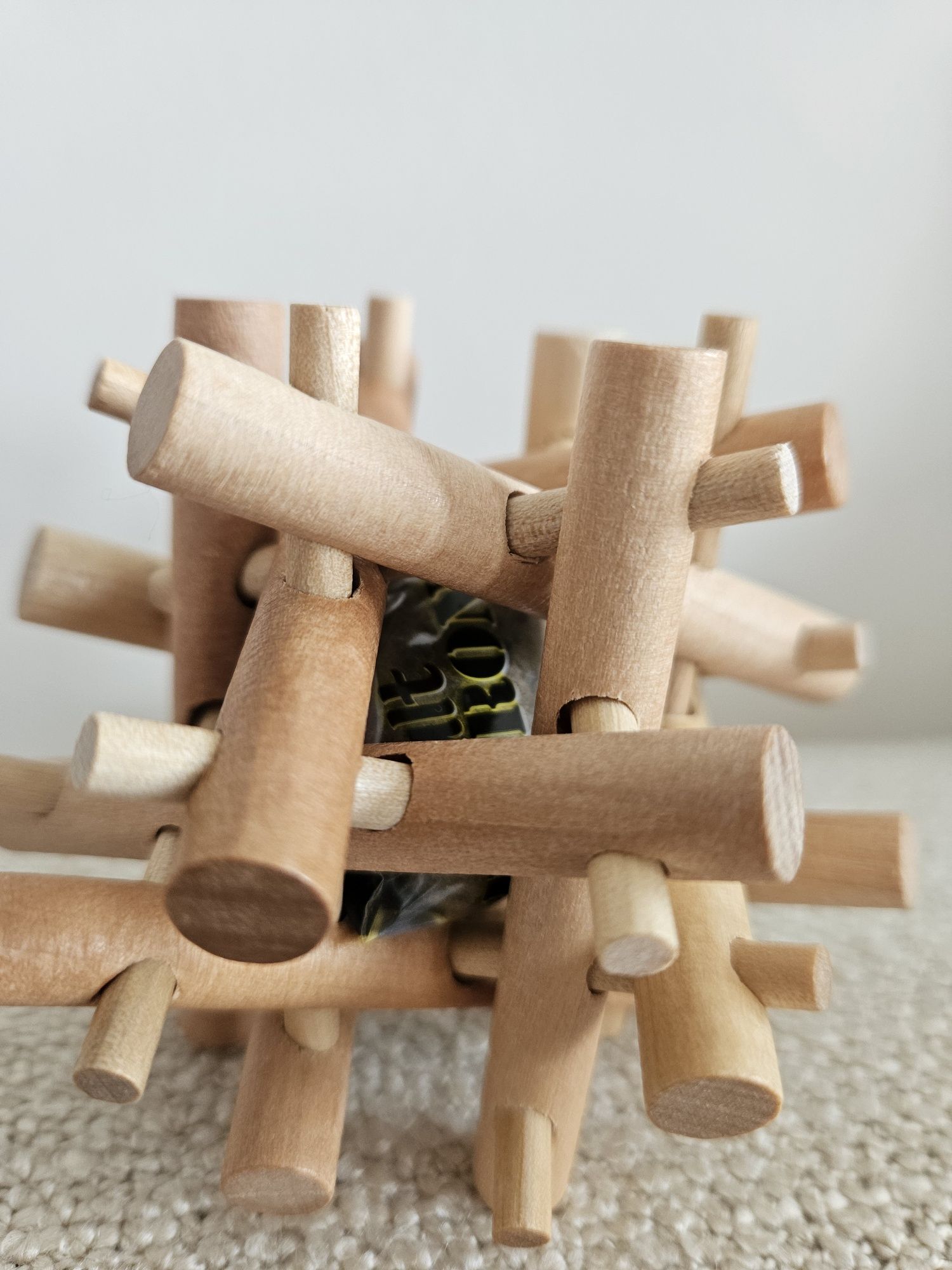 Drewniana łamigłówka świątynia Artemidy/ Bamboo trap