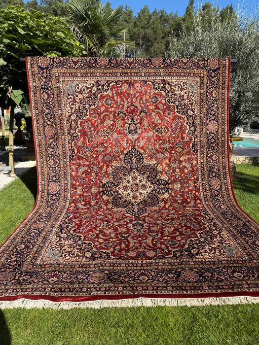 Idealny Dywan Perski R.Tkany Kaszmirowy Indo Keshan 400x300 gal.20 tyś