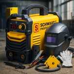 Spawarka inwertorowa 355A MMA TIG LCD IGBT + przyłbica i zestaw.