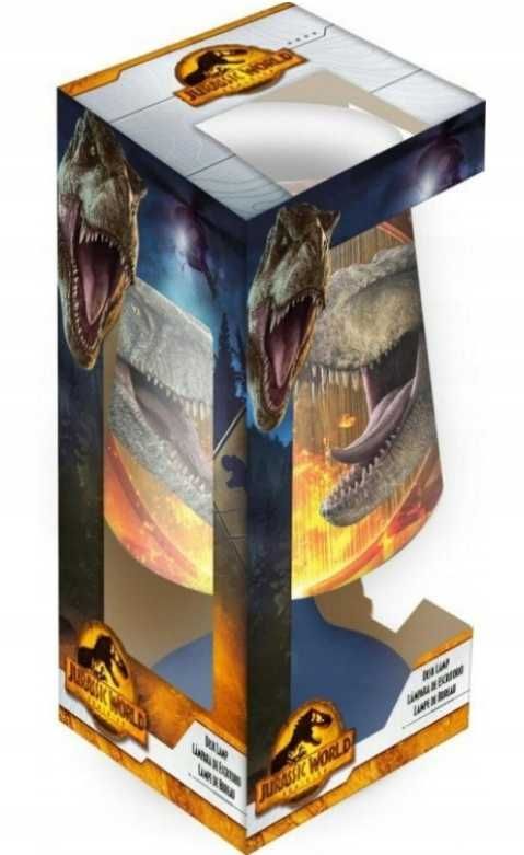 Lampka Na Biurko Nocna JURASSIC WORLD LED baterie