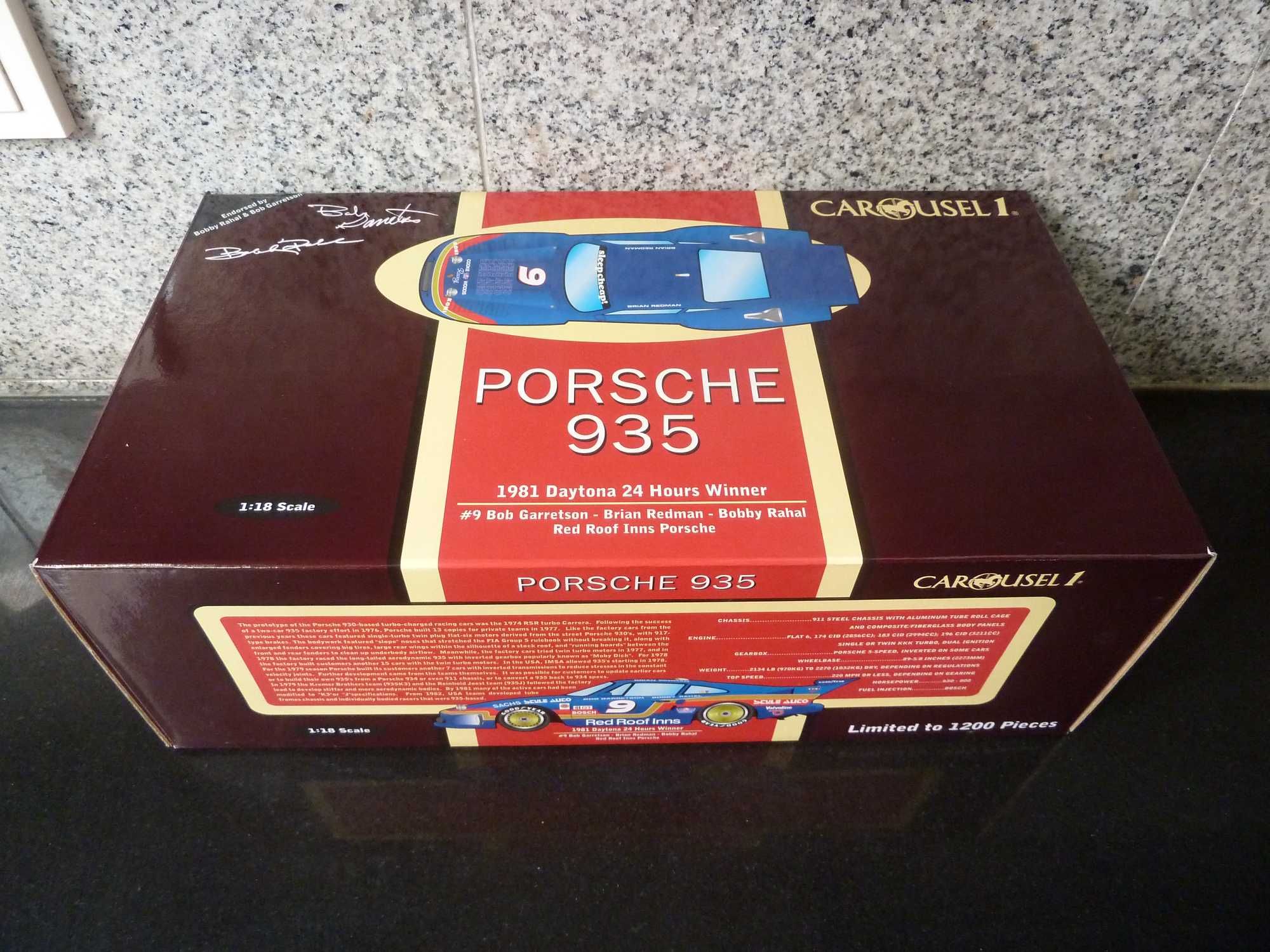 1:18 Carousel 1, Porsche 935, 1981 Daytona, AutoArt Minichamps