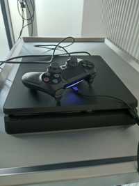 Konsola PS4 slim, pad + 2 gry. Rayman i LEGO jurassic world