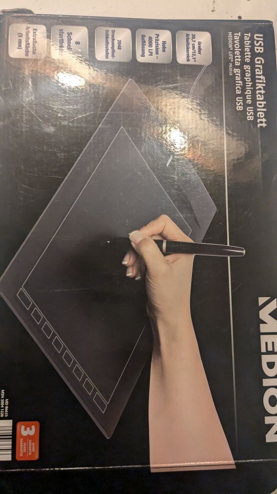 Tablet graficzny Medion P82018 format A5