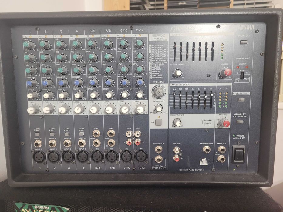 Powermixer Yamaha  EMX-212S  +  Kolumny Yamaha  AX-15