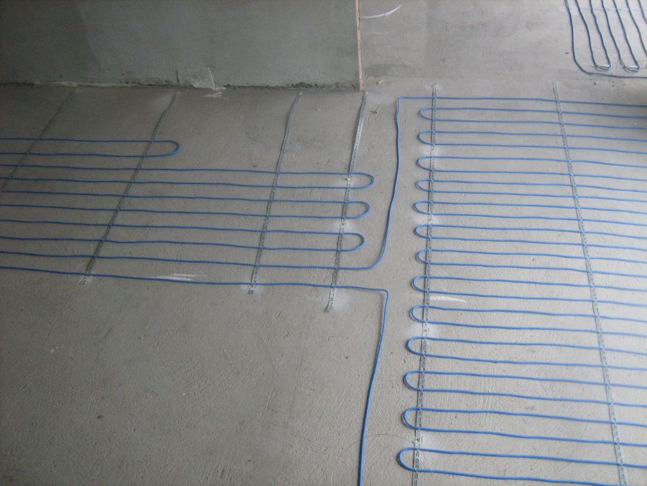 Тепла підлога. Теплый пол Nexans электрический кабель, мат под плитку