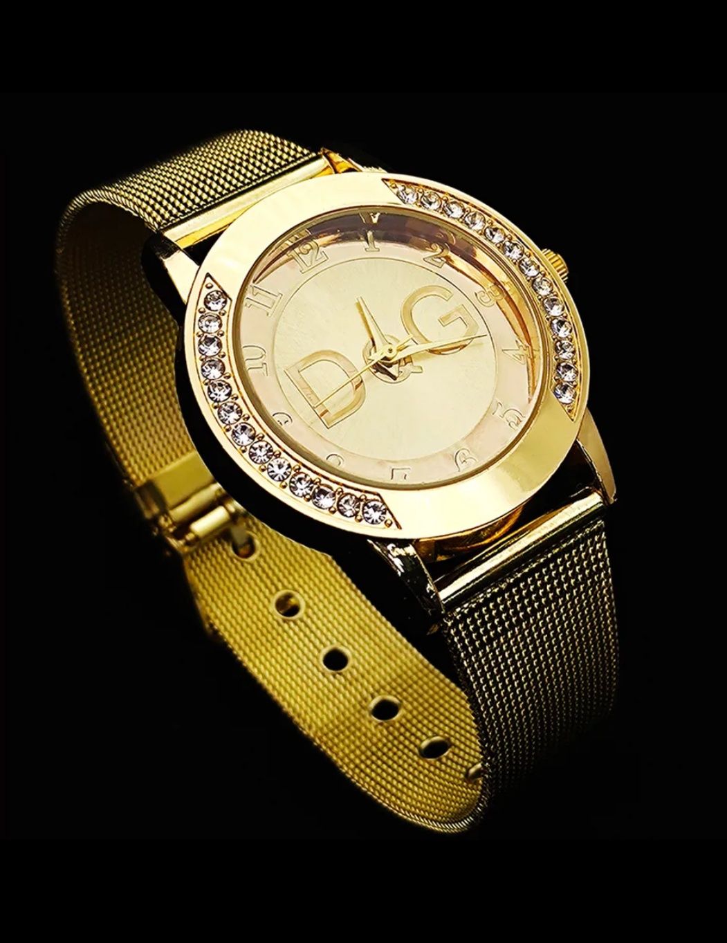Zegarek damski złoty D&G luksusowy