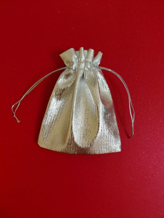 Bransoletka Kryształ górski mrożony Stal 18cm