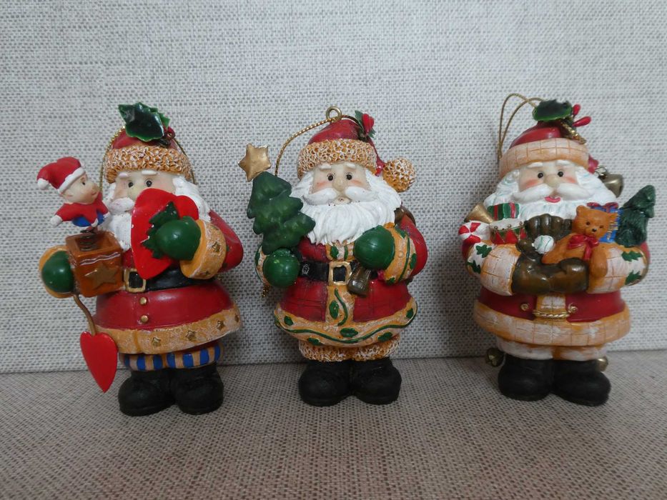 Conjunto decorativo de 3 Pais Natais
