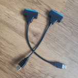 2x Przejściówka Adapter SATA USB 2.0 3.0 do dysków 2.5 HDD i SSD
