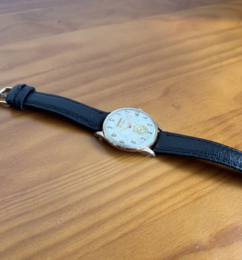 Relogio Cauny calendario 36mm calibre Unitas 6410