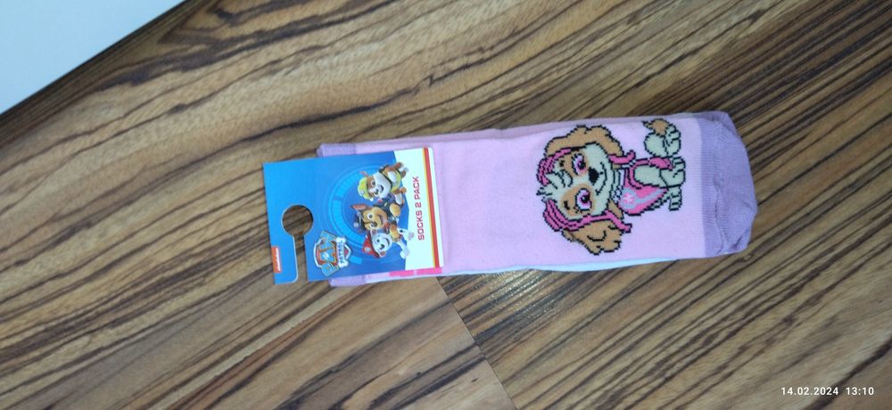 Nowe skarpetki psi patrol sky rozmiar 23/26, 4/5 lat