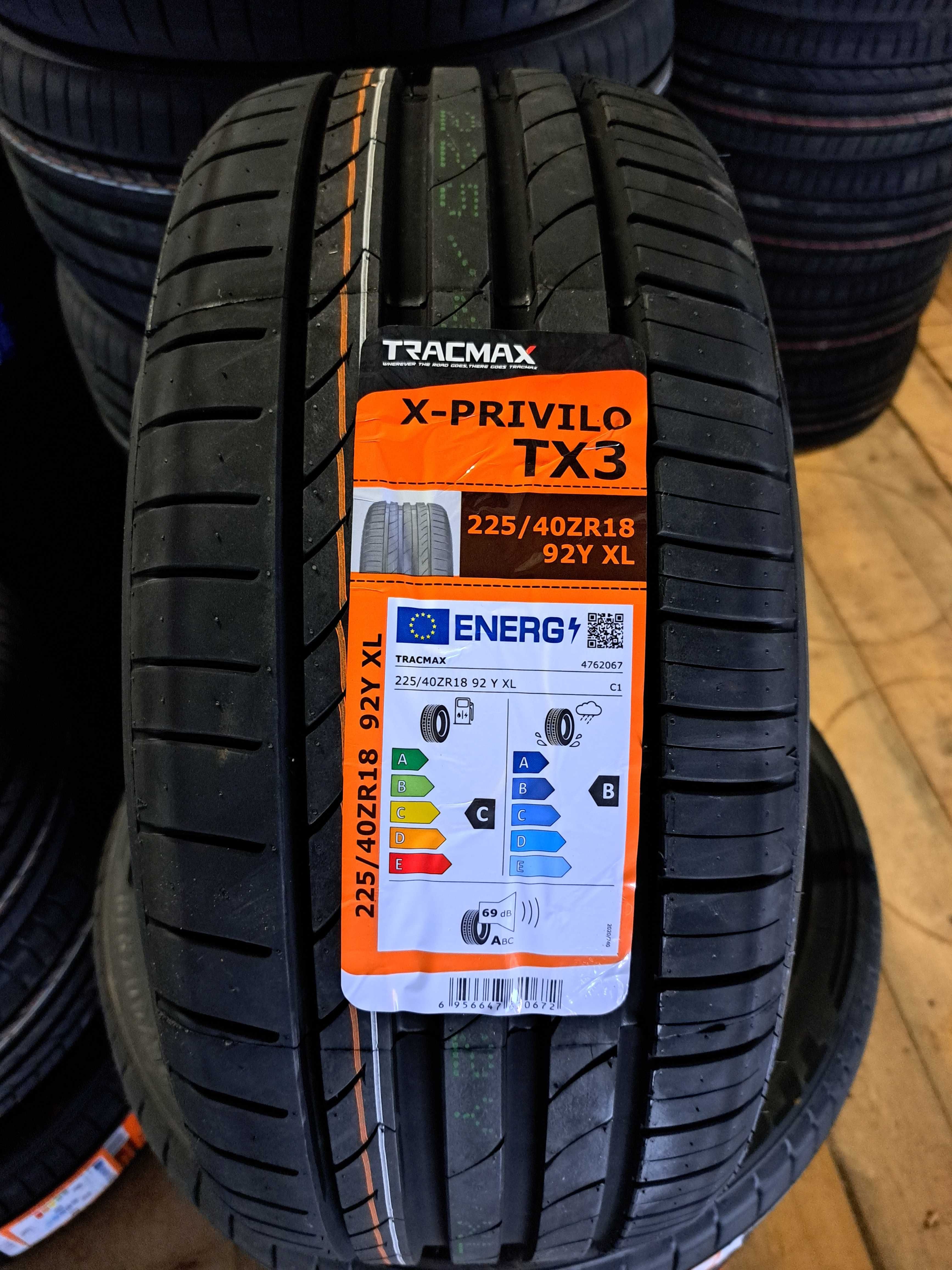 Opona TRACMAX L225/40 R18 X-PRIVILO TX3 92Y XL RG Wysyłka Montaż