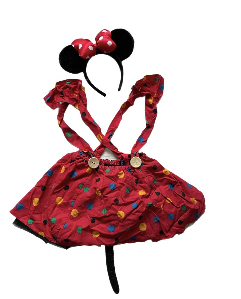 Strój przebranie karnawał bal Minnie Mouse 140