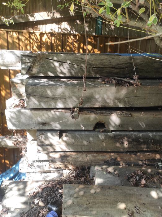 Брус дубовый срарый