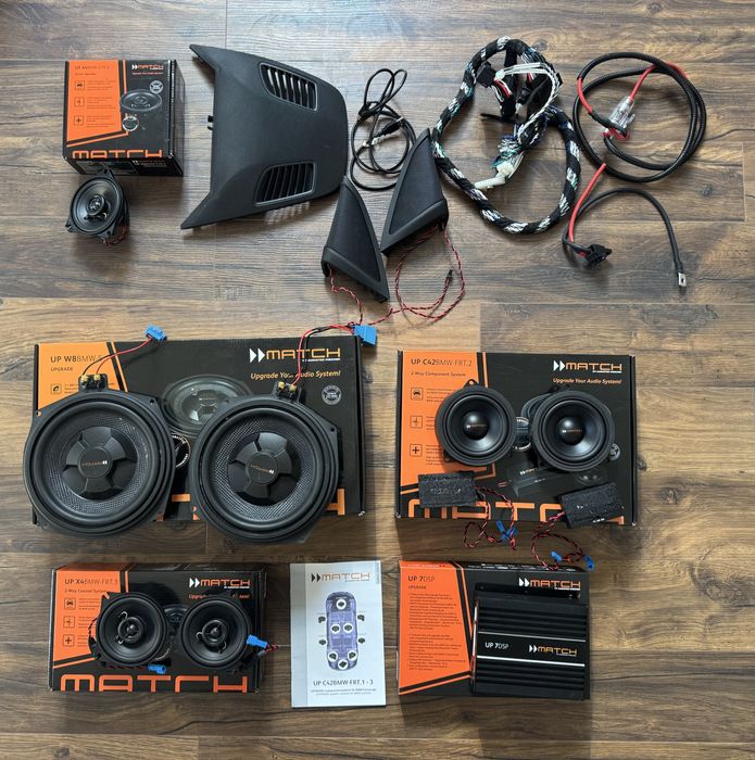 Upgrade Audio BMW G30 FL, kompletny zestaw Match by Audiotec Fischer