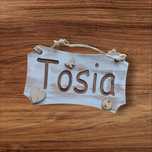 Tabliczka imienna 12cmx7cm "Tosia 2"