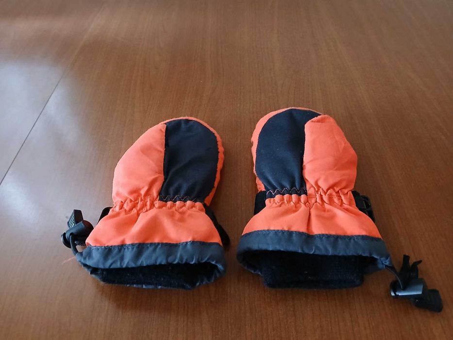 Rękawiczki z jednym palcem na zimę ze ściągaczem 19cm długości