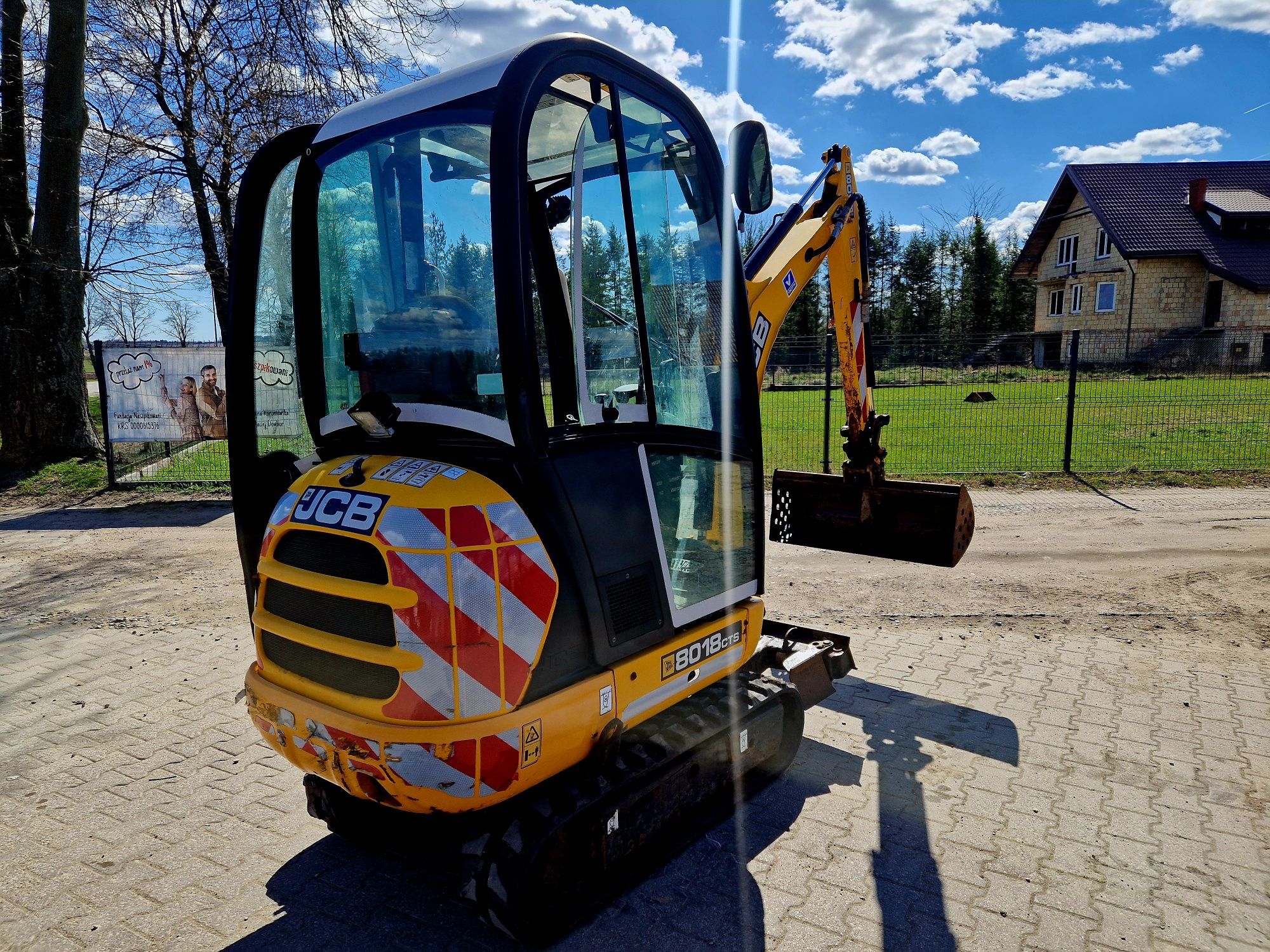 Jcb 8018 CTS 1400mth 2017r 3 łyżki +Młot Mini koparka Kubota