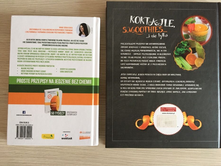 Zmień chemię na jedzenie - J.Bator i Koktajle, smoothies i nie tylko