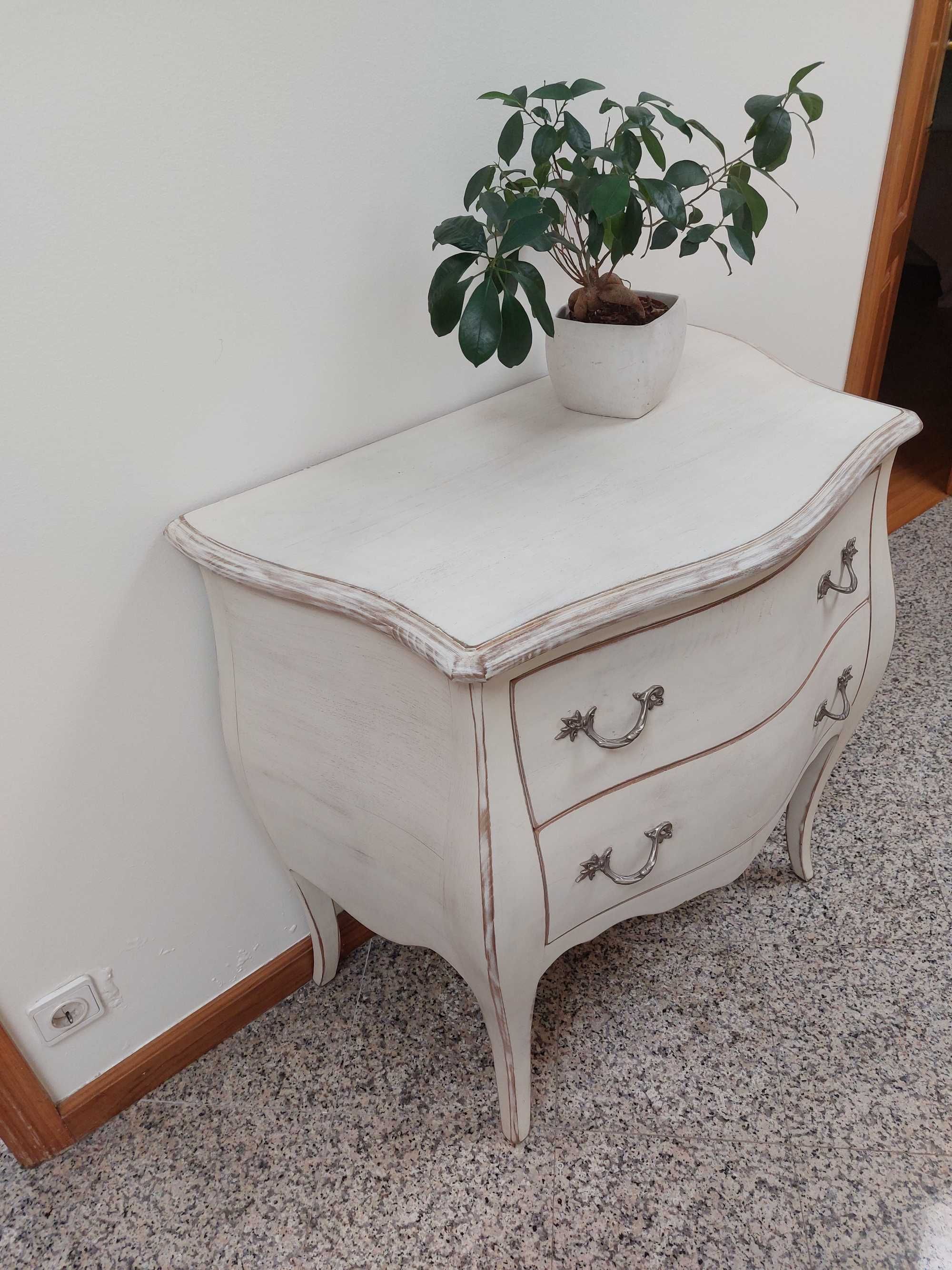 CÓMODA branca madeira maciça