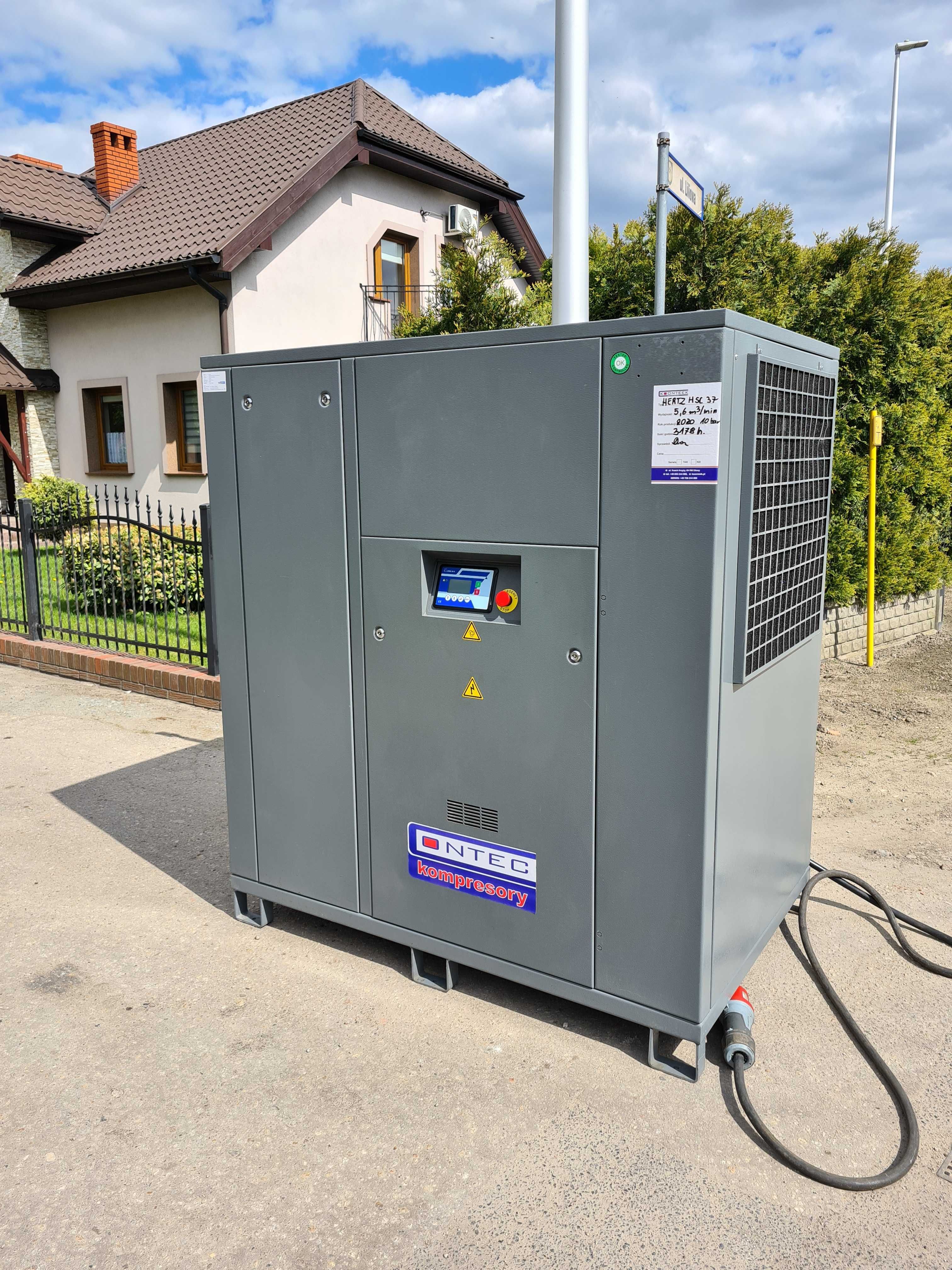 Kompresor śrubowy HERTZ HSC 37, WALTER 37 kw, 2020 r