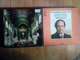 Caixas de vinil - obras de Berlioz e Schoenberg