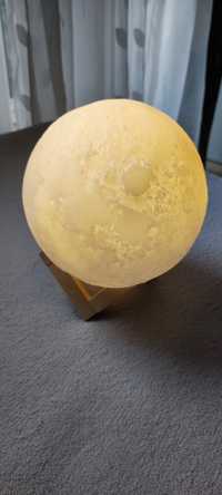 Lampka na biurko projektor księżyc 3D
