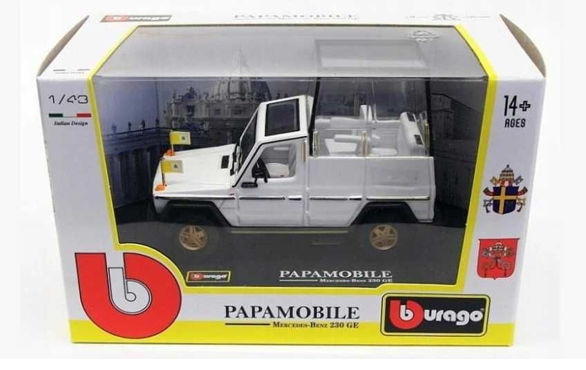 Bburago Mercedes Benz 230GE Papamobile /Papamobil