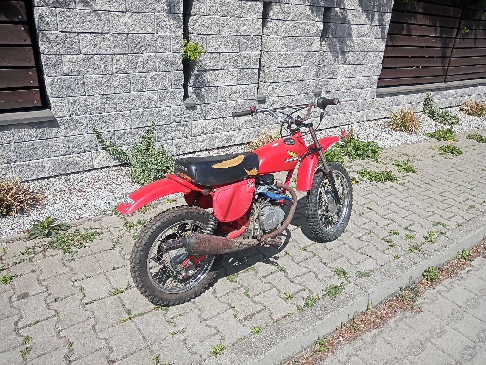 Honda Xr75, Model USA, 1977, 5 biegów, oryginał, rarytas