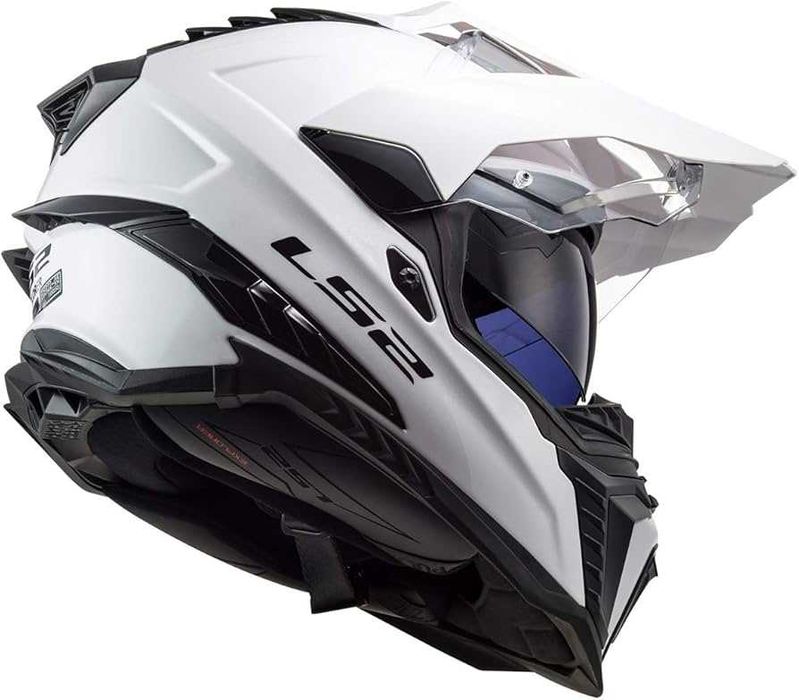 Capacete LS2 Explorer Branco. Carbono/Kevlar (NOVO) Desconto. Tam S