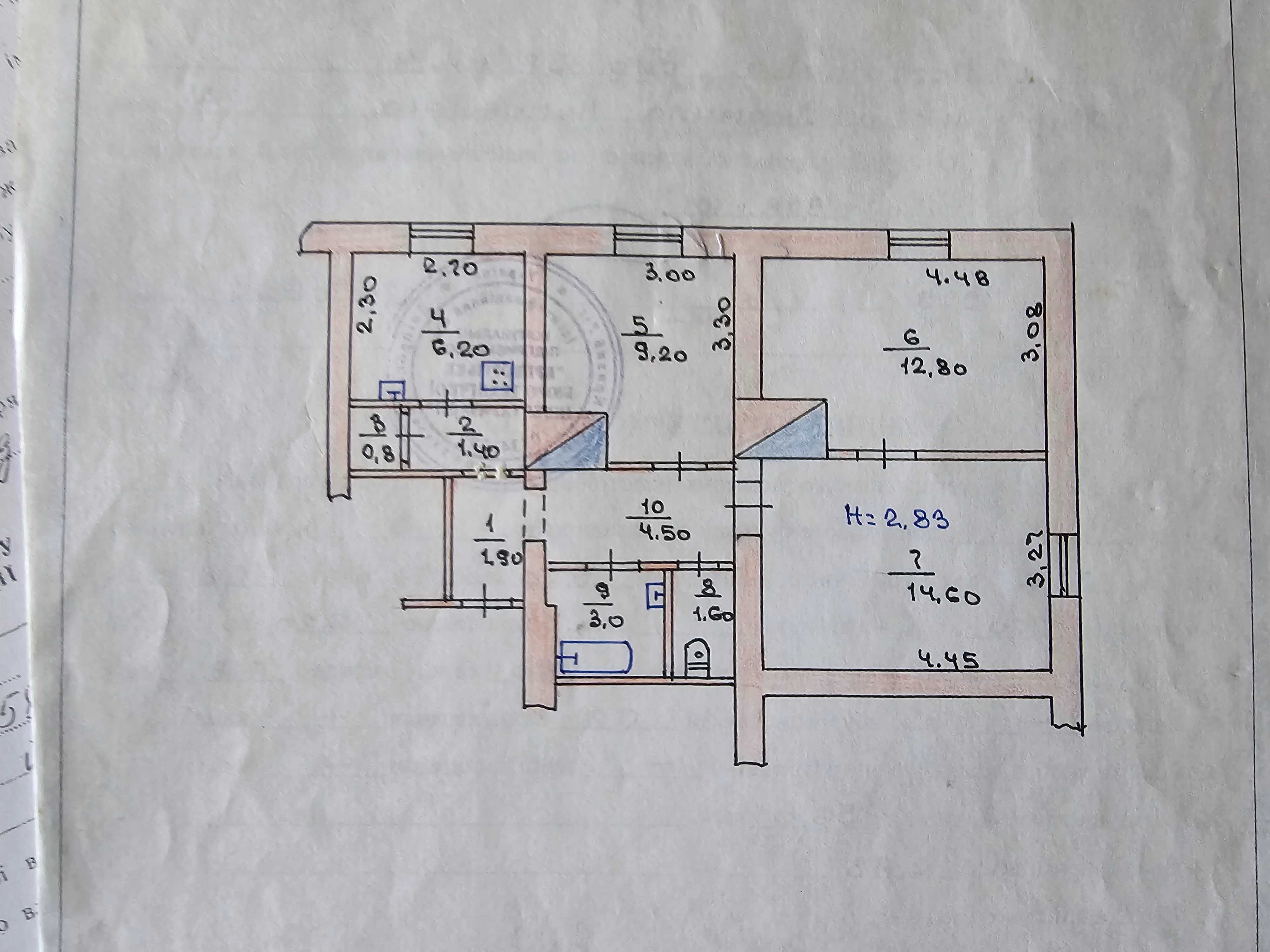 Продается 3х комн. сталинка по ул. Гурова (Постышева)