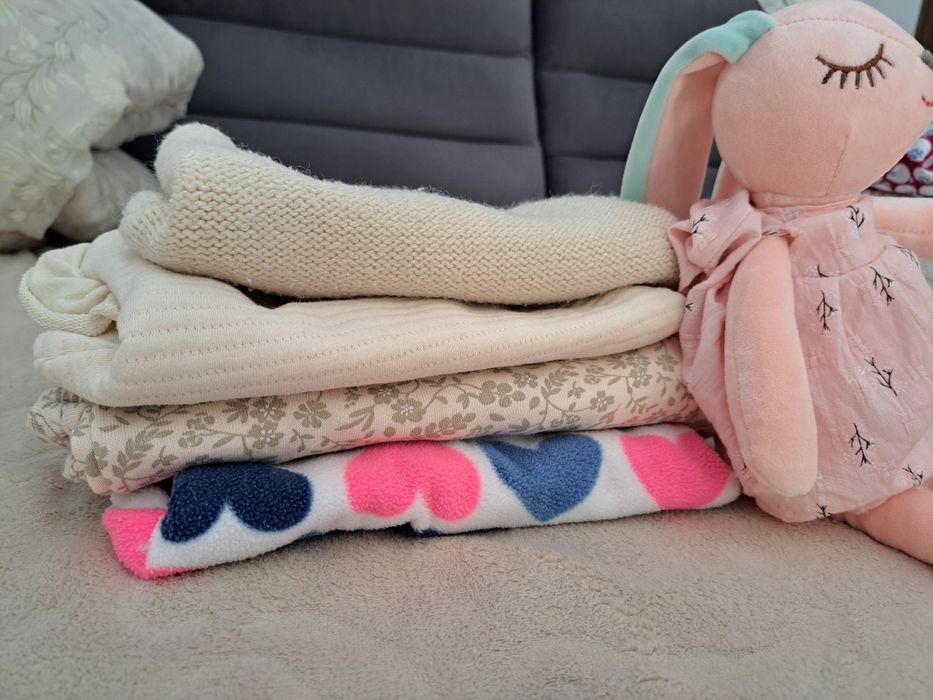 Zestaw ciepłych ubranek na jesień zimę rozmiar 62