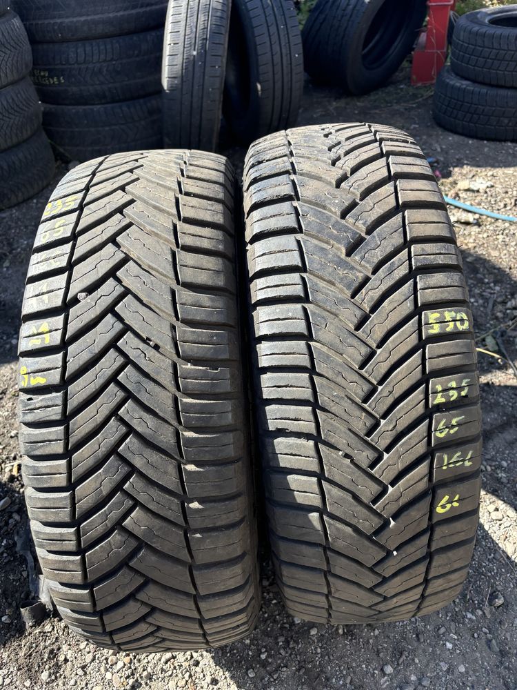 235/65 R16C wielosezonowe 2szt MICHELIN 9mm 2022 montaz wysylka