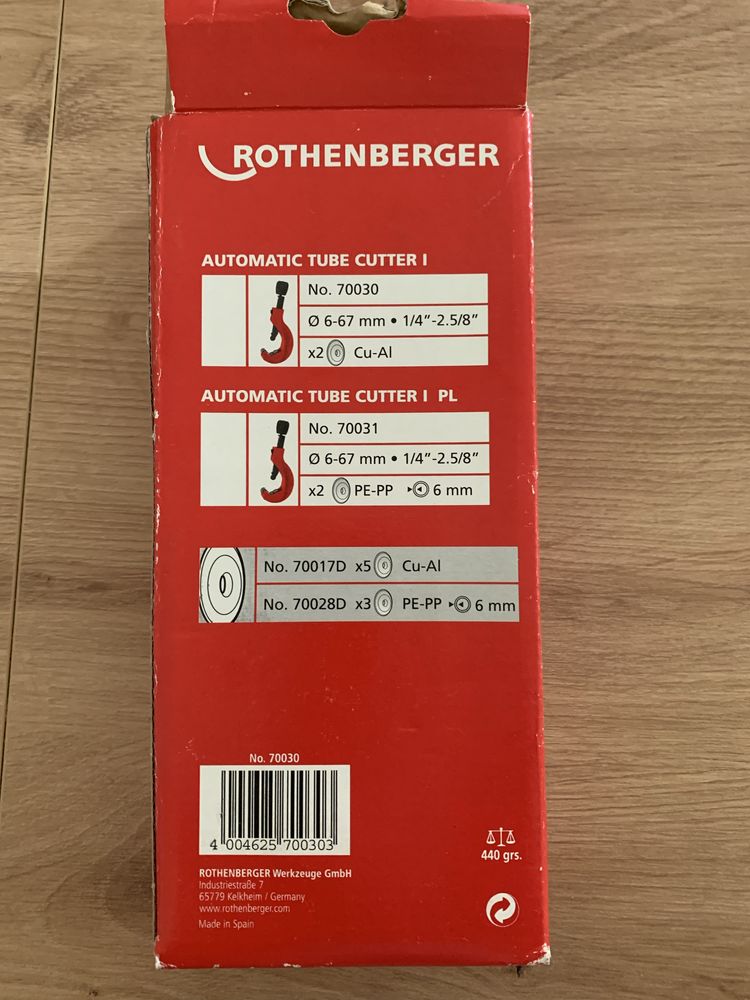 Obcinak do rur miedzianych ROTHENBERGER