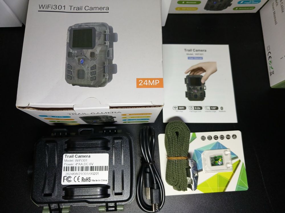 Фотопастка Suntek Mini301 wifi301 24MP+ карта памяті 64ГБ фотоловушка