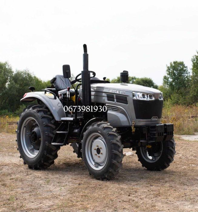 Мінітрактор Скаут ТЕ-504 рівна підлога, гума Armour +2 циліндра реверс