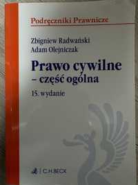 Prawo cywilne- część ogolna (Z. Radwański, A. Olejniczak)