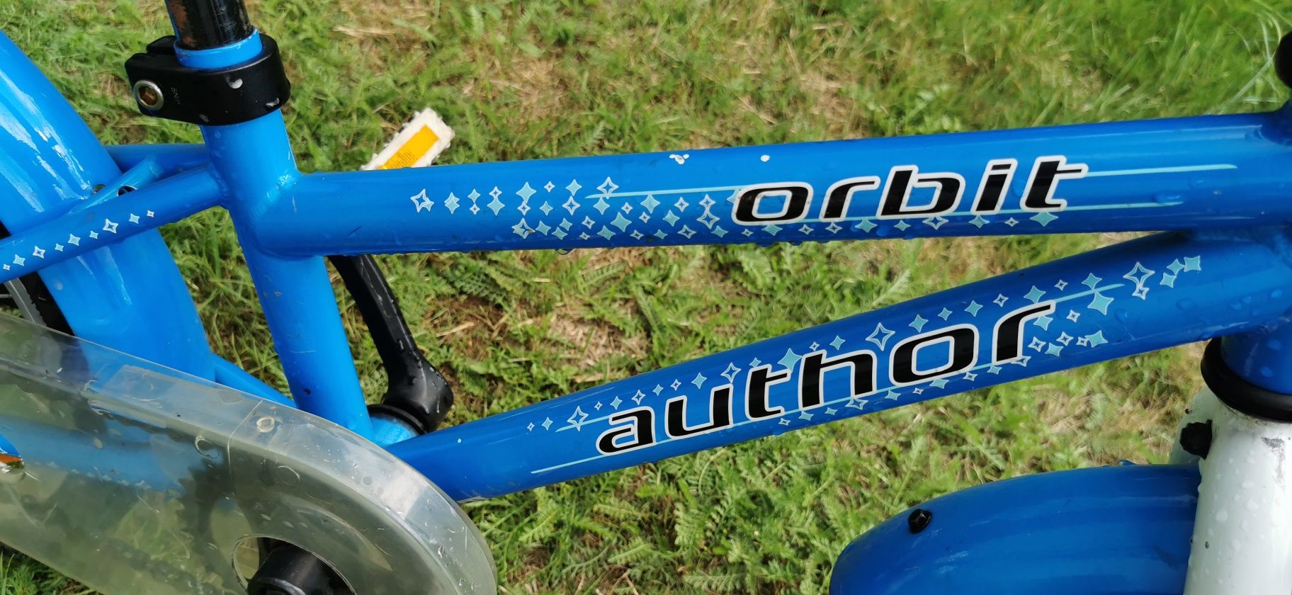 Rower niebieski firmy Author, model Orbit, rozmiar kola 16