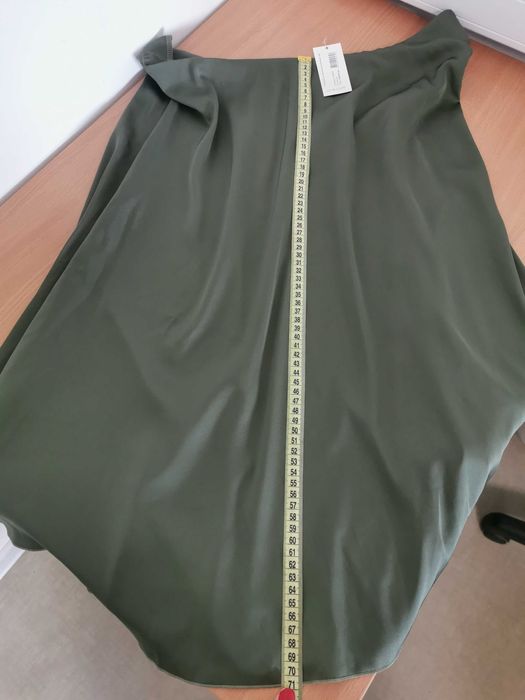 Спідниця демі трапеція штучний шовк марки Vovk великого розміру