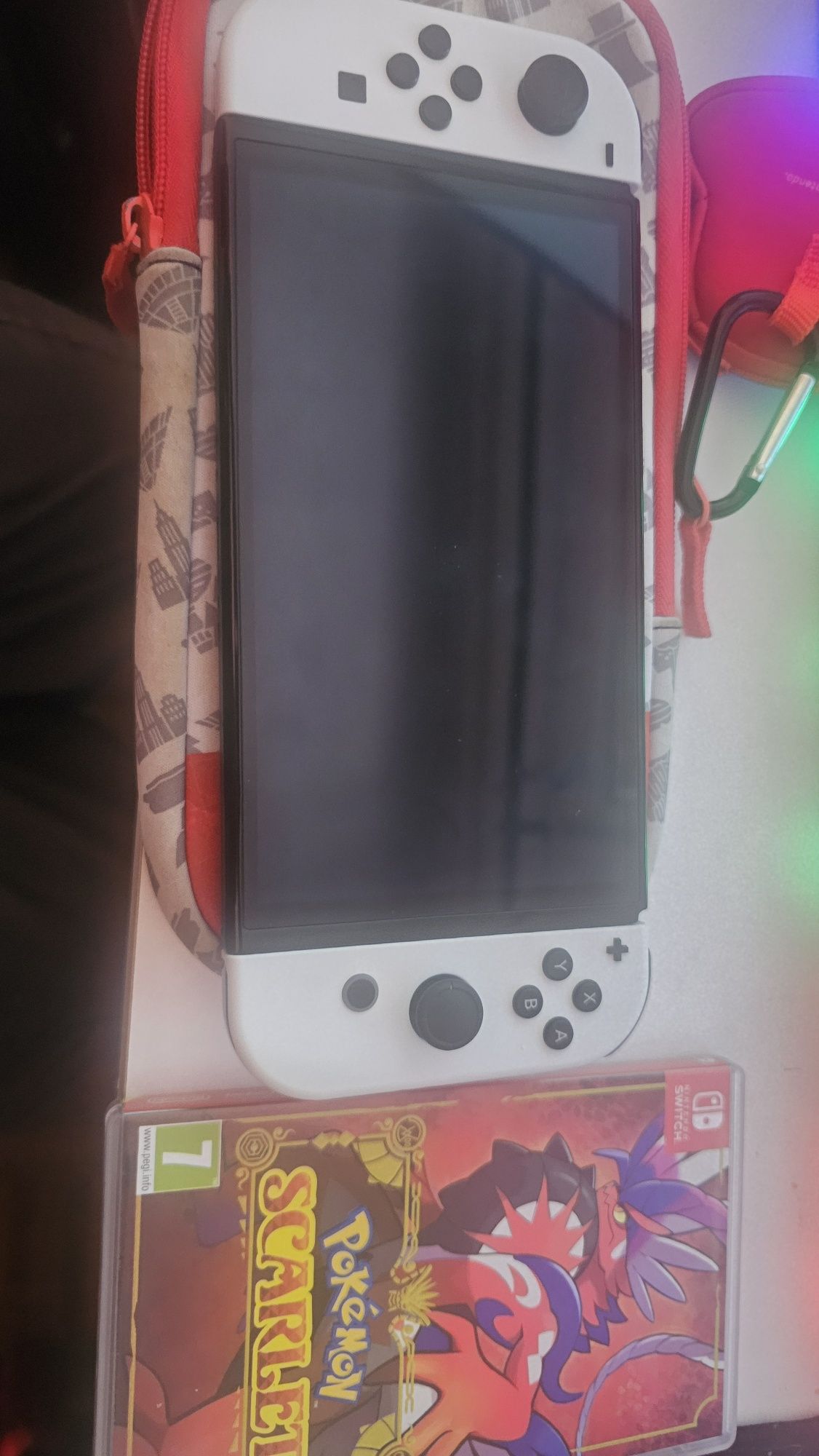 Nintendo Switch Oled+Pokemon Scarlet C/garantia