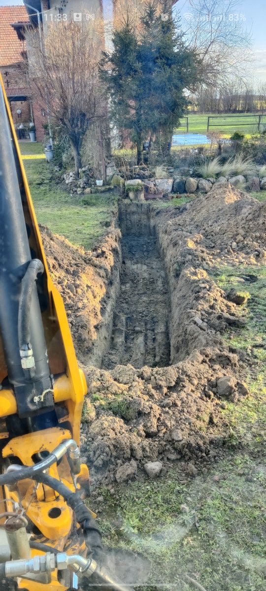 Usługi Koparko - ładowarka JCB 3cx