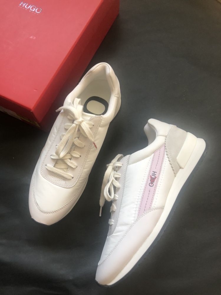 Кроссовки Hugo Boss белые в размерах 37 и 38