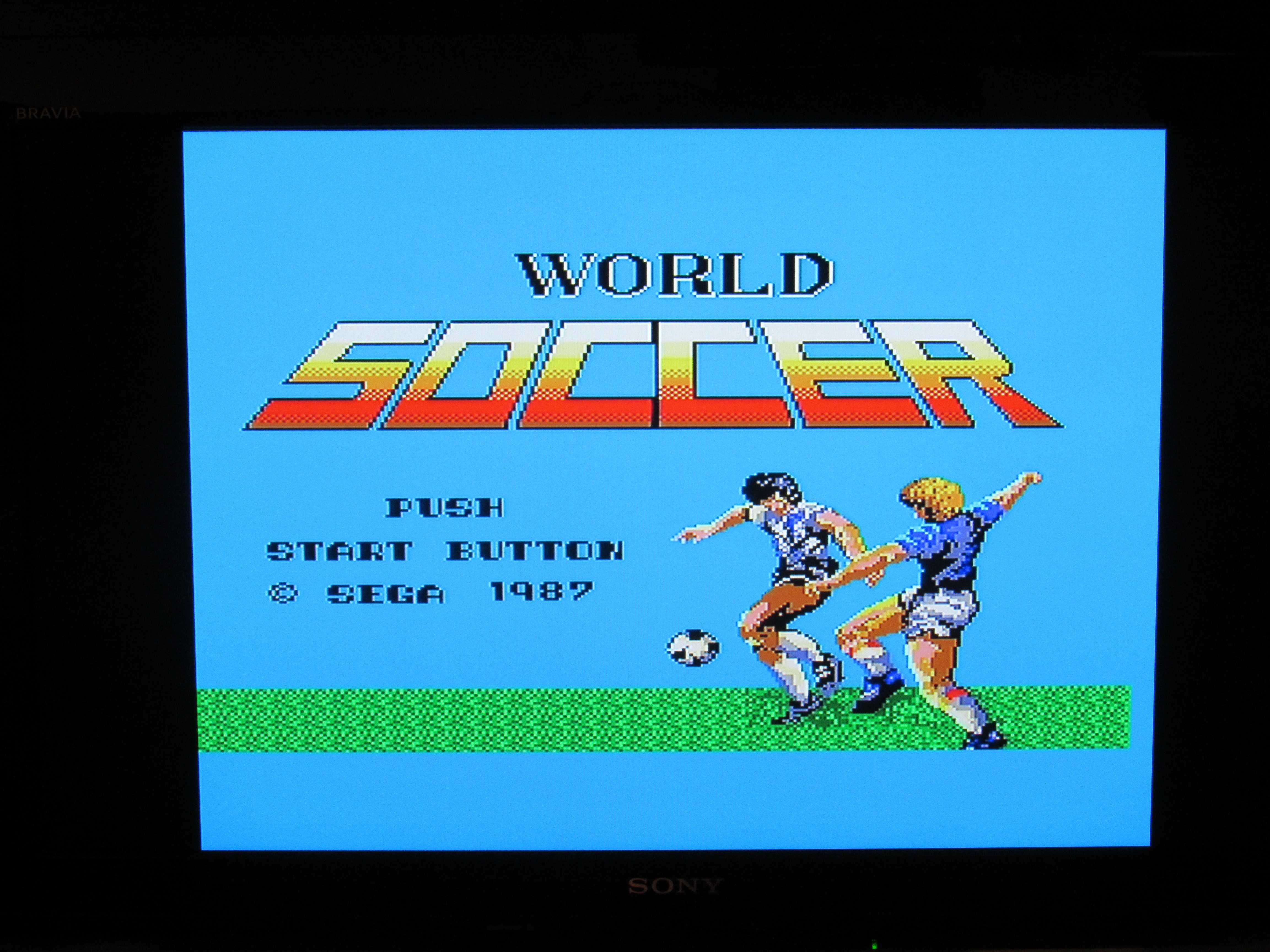 Jogo Sega Master System World Soccer completo