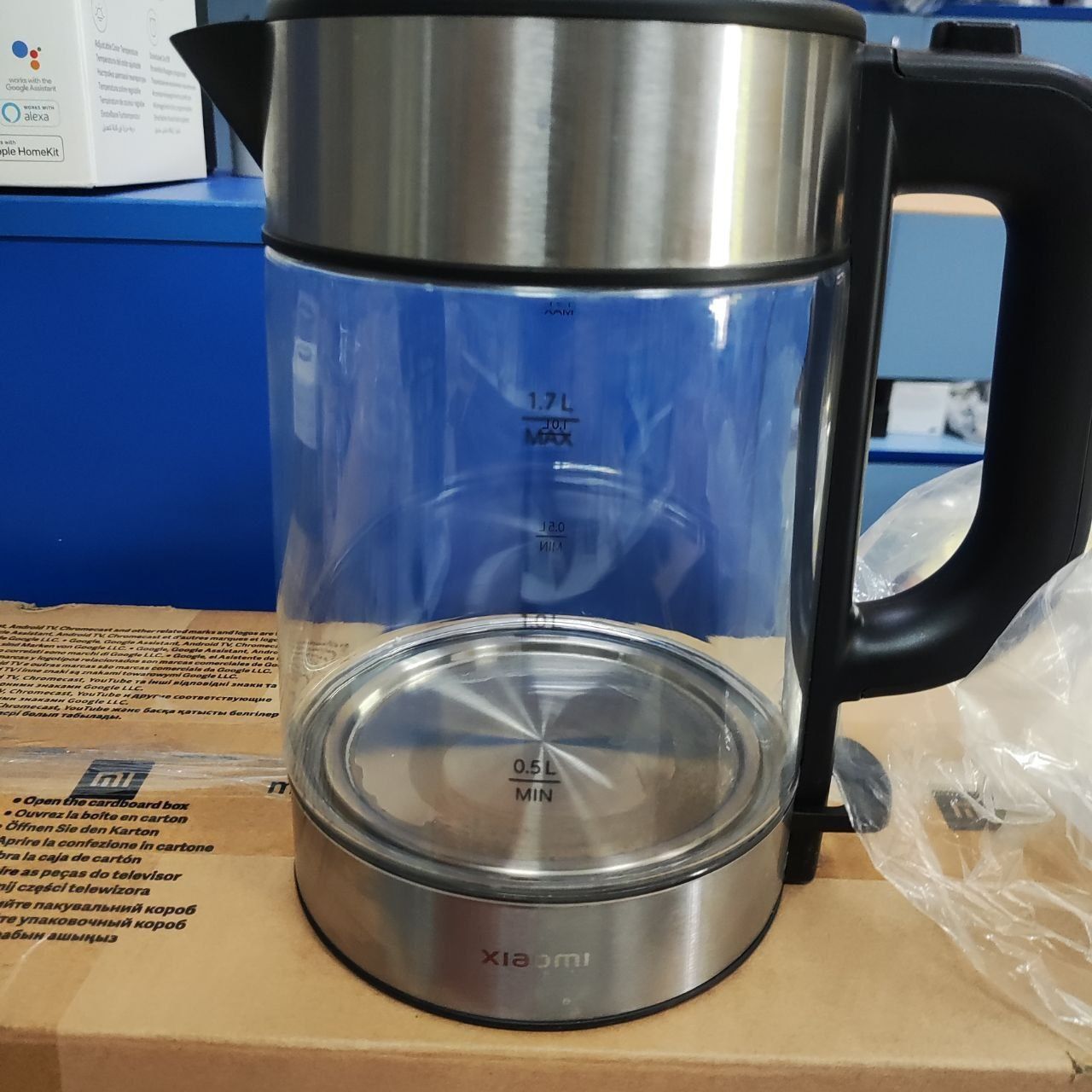 Xiaomi Electric glass kettle, електрочайник скляний xiaomi
