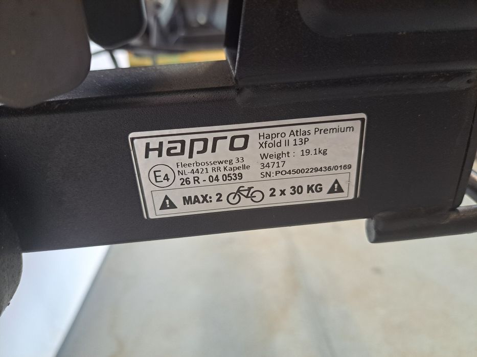 Bagażnik rowerowy Hapro Atlas Premium XFold II 13P