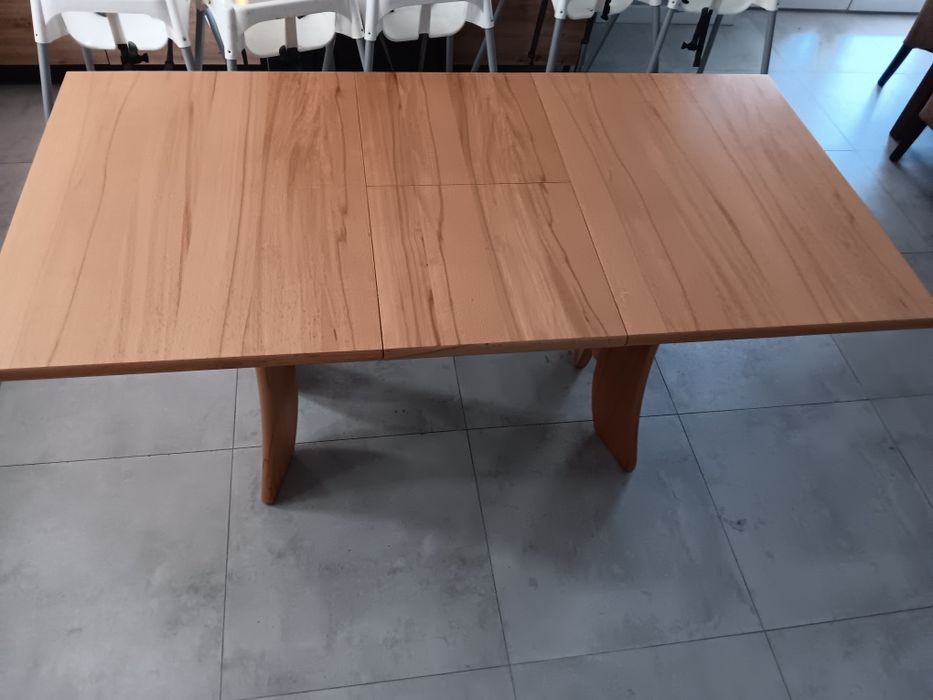Drewniany stół 120-160 x 80 szer, 76 wys.